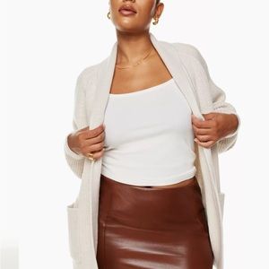 aritiza travel cardigan size small new